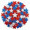 Wrapables Red White and Blue Glitter Self-Adhesive Foam Star Stickers, Patriotic Stickers for 4th of July, Memorial Day, Veterans Day, Independence Day (210pcs)